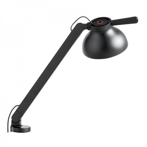 【HAY】「PC table lamp with clamp, single arm, black」テーブルランプ ブラック(W140×D90×H627mm)