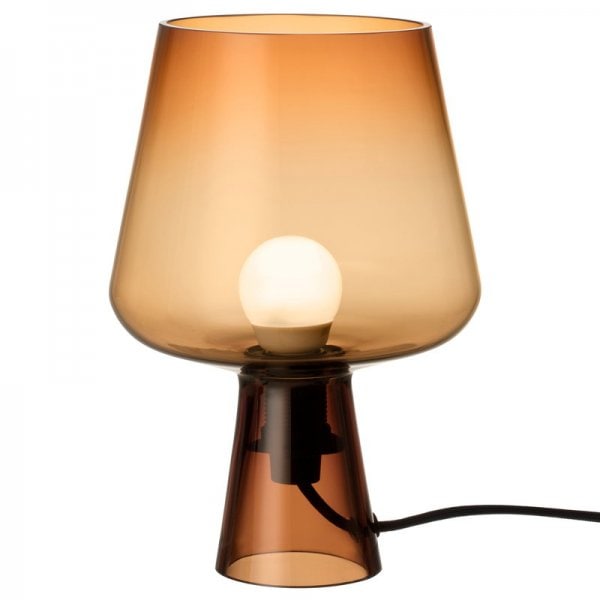 【Iittala】「Leimu table lamp 24 cm, copper」テーブルランプ カッパー(Φ210×H236mm)