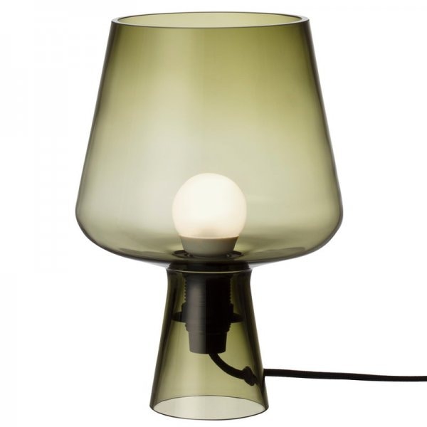 【Iittala】「Leimu table lamp 24 cm, moss green」テーブルランプ モスグリーン(Φ210×H236mm)