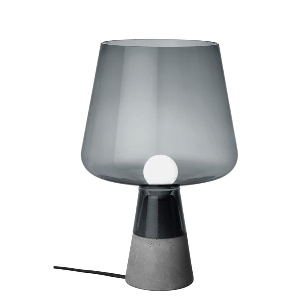 【Iittala】「Leimu table lamp 30 cm, grey」テーブルランプ グレー(Φ200×H300mm)