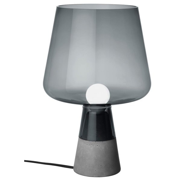 【Iittala】「Leimu table lamp 38 cm, grey」テーブルランプ グレー(Φ250×H380mm)