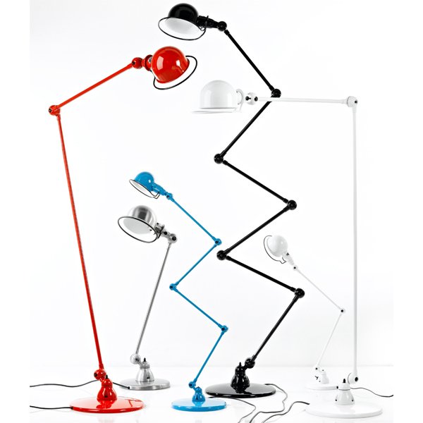 【Jieldé】「Loft D9406 floor lamp, Glossy black」フロアランプ  グロッシーブラック(Φ150mm)
