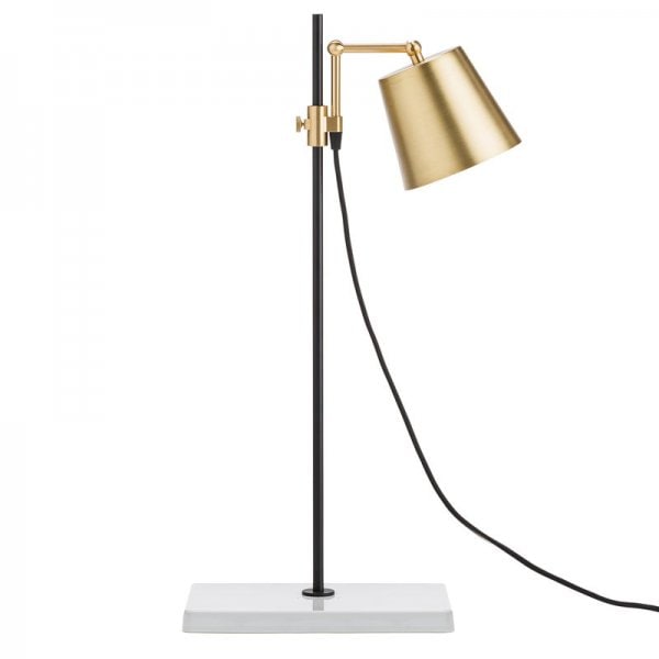 【Karakter】「Lab Light table lamp, black - brass」テーブルランプ ブラック-ブラス(W175×D280×H650mm)