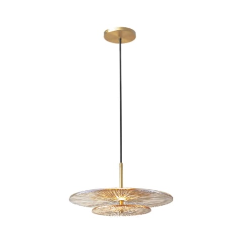 【DONBEENO】デザインペンダントライト照明 LED（Φ350×H190mm）