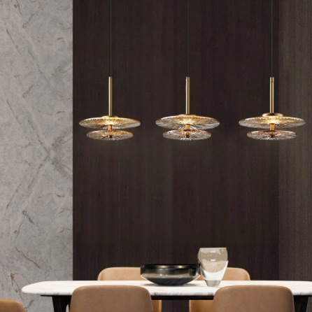 【DONBEENO】デザインペンダントライト照明 LED 3灯（W800×H190mm） 