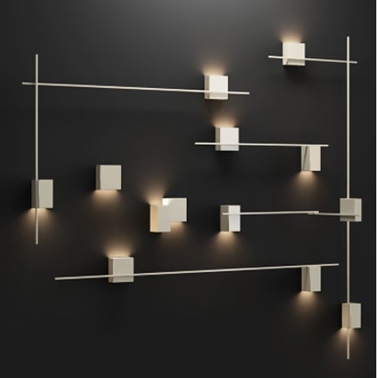 【リーズナブル】デザイン照明 ウォールブラケット　ホワイト／ブラック（W100～W1200mm）