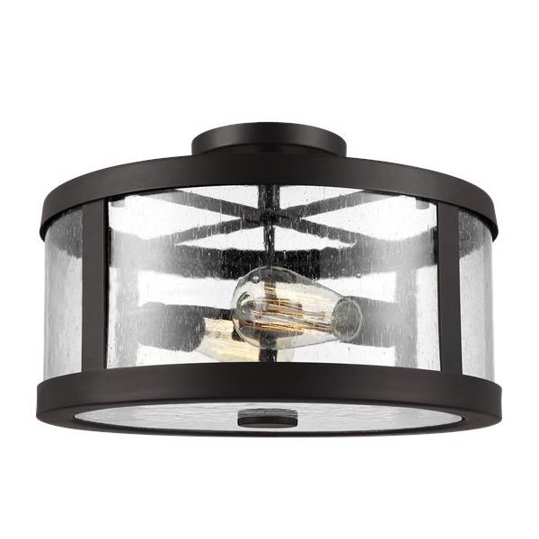 【GENERATION LIGHTING】アメリカ・FEISS Collection シーリングライト「Harrow」2灯(W380×H260mm)