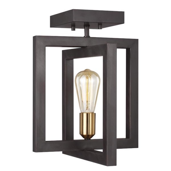 【GENERATION LIGHTING】アメリカ・FEISS Collection シーリングライト「Finnegan」1灯(W280×D280×H370mm)