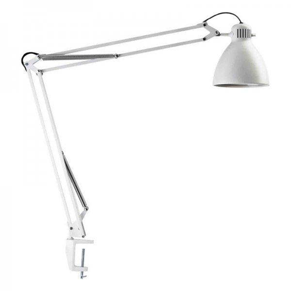 【Luxo】「L-1 LED desk lamp, white」テーブルランプ LED ホワイト(Φ160×D1040mm)
