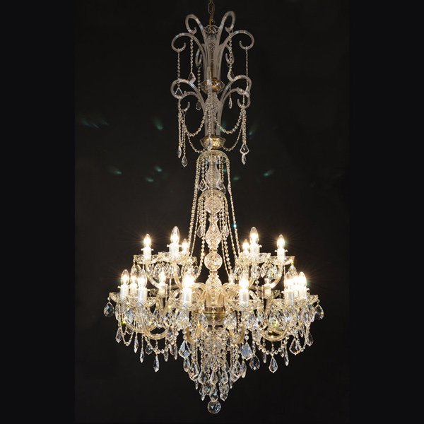 【WRANOVSKY】大型クリスタルシャンデリア「Princesse」 18灯 (W950×H1850mm)