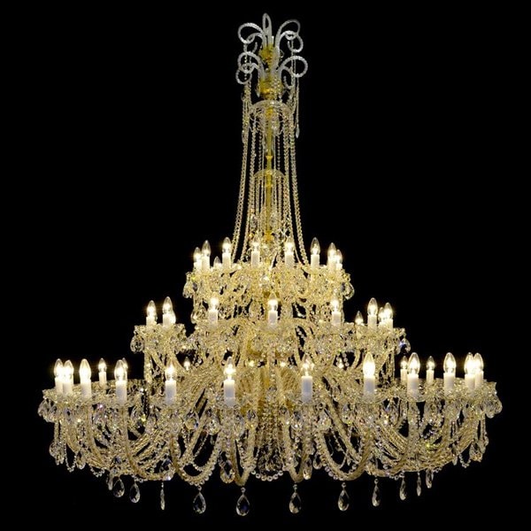 【WRANOVSKY】大型クリスタルシャンデリア「Princesse」 60灯 (W1750×H2010mm)