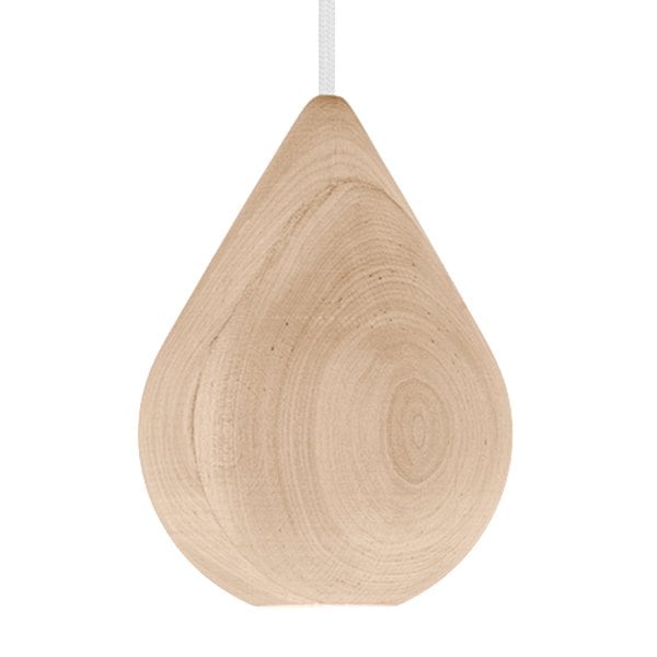 【Mater】「Liuku Base Drop pendant, linden」ペンダントライト リンデン（Φ140×H195mm)