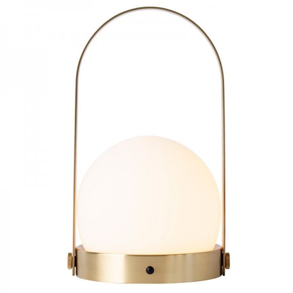 【Menu】「Carrie LED table lamp, brushed brass」テーブルランプ ブラッシュドブラス(Φ135×H245mm)