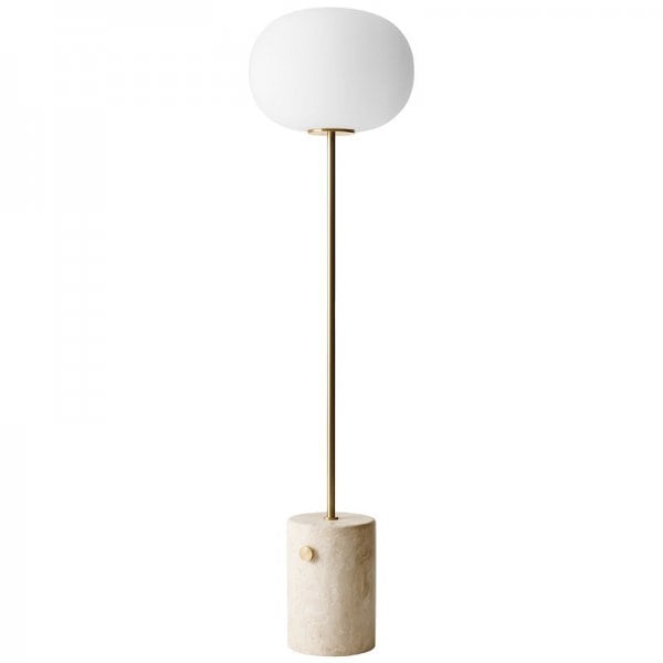 Menu】「JWDA floor lamp, travertine - brushed brass」フロアランプ