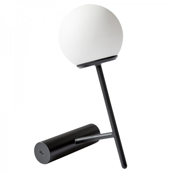 【Menu】「Phare LED table lamp, black」テーブルランプ ブラック(Φ135×W130×H230mm)