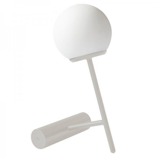 【Menu】「Phare LED table lamp, light grey」テーブルランプ ライトグレー(Φ135×W130×H230mm)