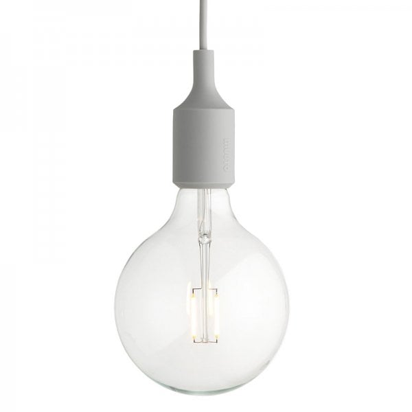 【Muuto】「E27 LED pendant, light grey」ペンダントライト ライトグレー（Φ125×H230mm)