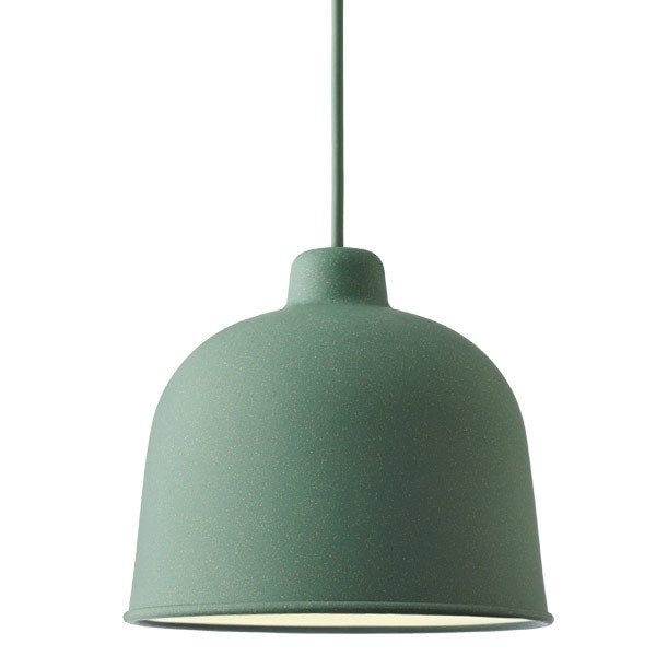 【Muuto】「Grain pendant, dusty green」ペンダントライト ダスティグリーン（Φ210×H185mm)