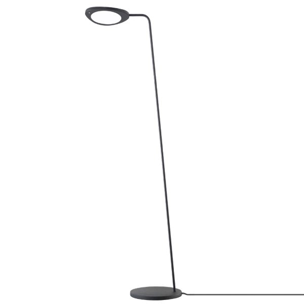 【Muuto】「Leaf floor lamp, black」フロアランプ ブラック(Φ220×H1180mm)