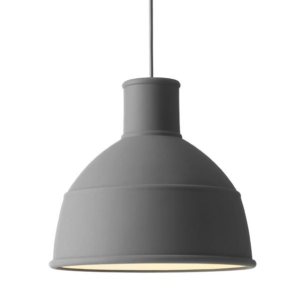 【Muuto】「Unfold lamp, dark grey」ペンダントライト ダークグレー（Φ320×H300mm)