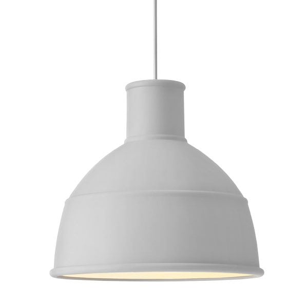 【Muuto】「Unfold lamp, light grey」ペンダントライト ライトグレー（Φ320×H300mm)