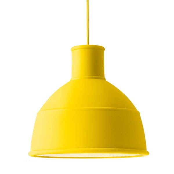 【Muuto】「Unfold lamp, yellow」ペンダントライト イエロー（Φ320×H300mm)
