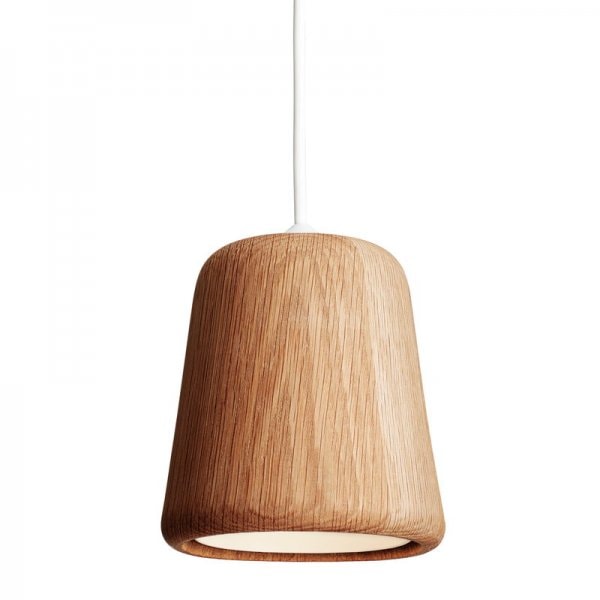 【New Works】「Material pendant, oak」ペンダントライト オーク（Φ130×H140mm)