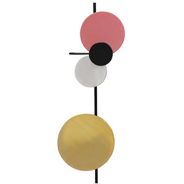【PLEASE WAIT to be SEATED】「Planet wall lamp, Indian red」ウォールライト レッド（Φ320×D120×H980mm）