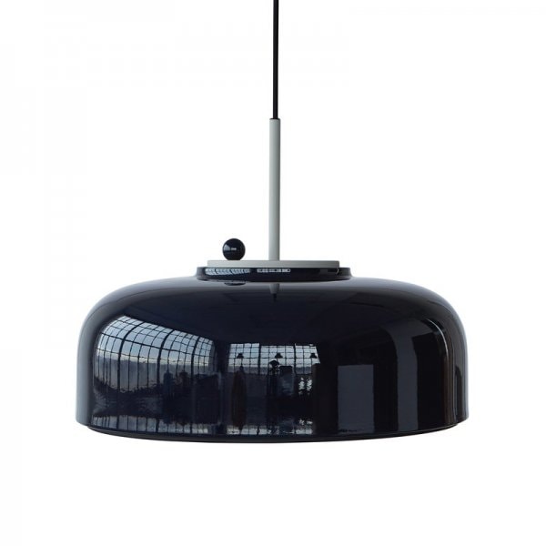 【PLEASE WAIT to be SEATED】「Podgy pendant lamp, navy blue」ペンダントライト3灯 ネイビーブルー（Φ420×H270mm)