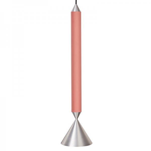 【Pholc】「Apollo 39 pendant, coral pink - polished」ペンダントライト　コーラルピンク-ポリッシュアルミニウム（Φ125×H515mm)