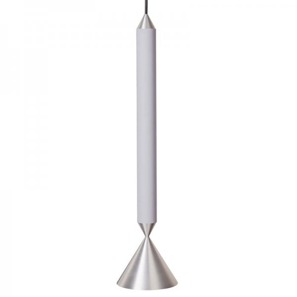 【Pholc】「Apollo 39 pendant, light grey - polished aluminium」ペンダントライト　ライトグレー-ポリッシュアルミニウム（Φ125×H515mm)
