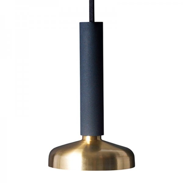 【Pholc】「Blend pendant LED, black-brass」ペンダントライト　ブラック-ブラス（Φ90×H160mm)