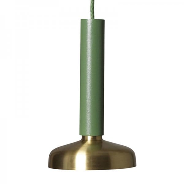 【Pholc】「Blend pendant LED, green-brass」ペンダントライト　グリーン-ブラス（Φ90×H160mm)