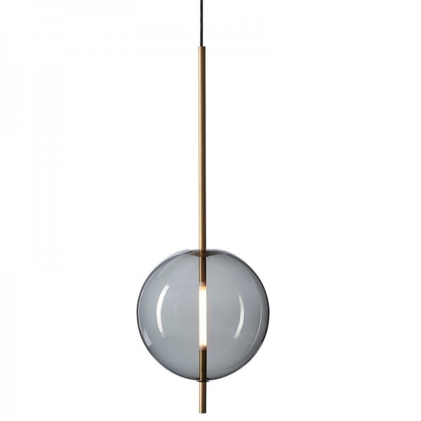 【Pholc】「Kandinsky 30 pendant, smoked grey」ペンダントライト　　スモークグレー（Φ300×H800mm)