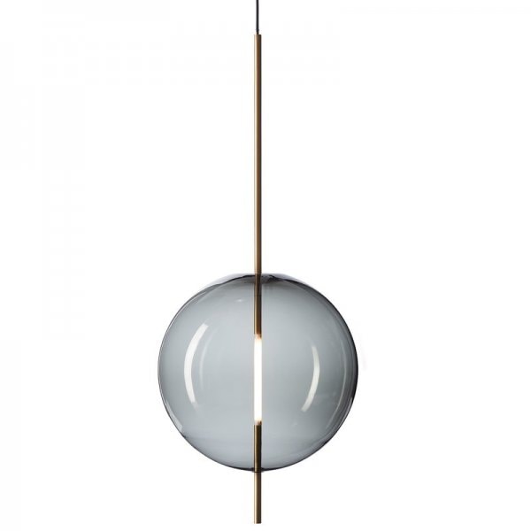 【Pholc】「Kandinsky 45 pendant, smoked grey」ペンダントライト　　スモークグレー（Φ450×H1080mm)