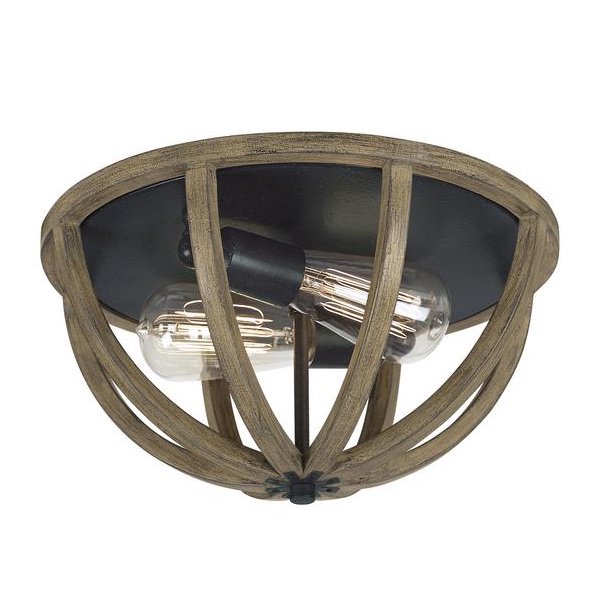 【GENERATION LIGHTING】アメリカ・シーリングライト「Allier」2灯（W330×D330×H180mm）