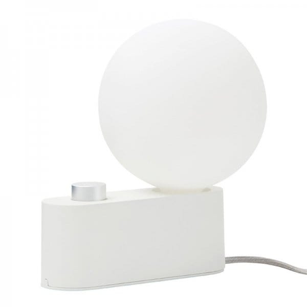 【Tala】「Alumina table and wall lamp, chalk」テーブルランプ  オフホワイト(W150×D280×H240mm)