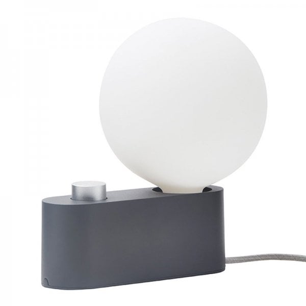 【Tala】「Alumina table and wall lamp, charcoal」テーブルランプ  チャコール(W150×D280×H240mm)
