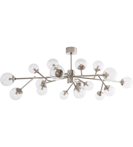 【Arteriors】アメリカ・ガラスボールデザイン照明 シーリングライト「Dallas」18灯(W1473×D1143×H215mm)