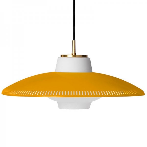【Warm Nordic】「Opal Shade pendant, honey yellow」ペンダントライト ハニーイエロー（Φ450×H168mm)
