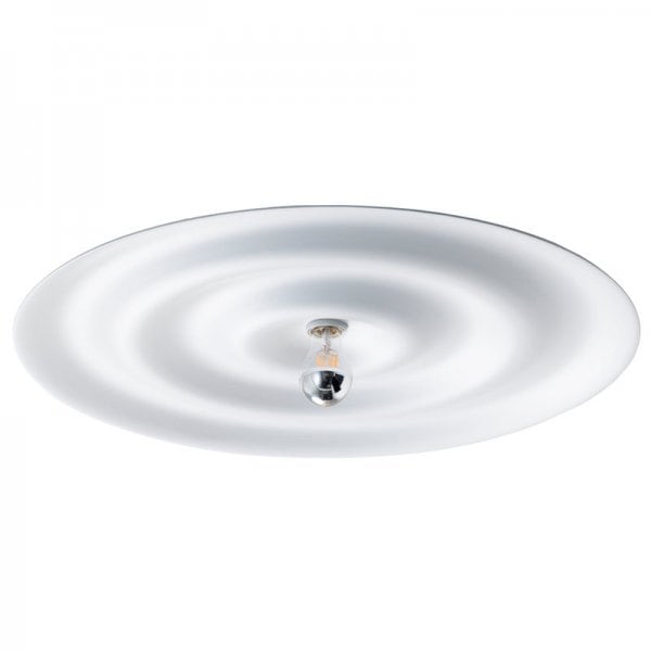 【Wästberg】「w171 Alma wall and ceiling lamp, signal white」ウォール／シーリングライト シグナルホワイト（Φ690×H23mm)