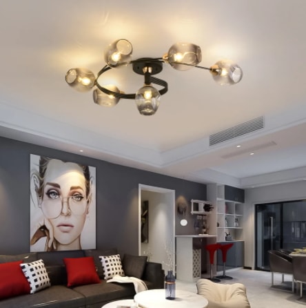 【リーズナブル】デザイン照明 シーリングライト 4／6灯 （W750／W930mm） 