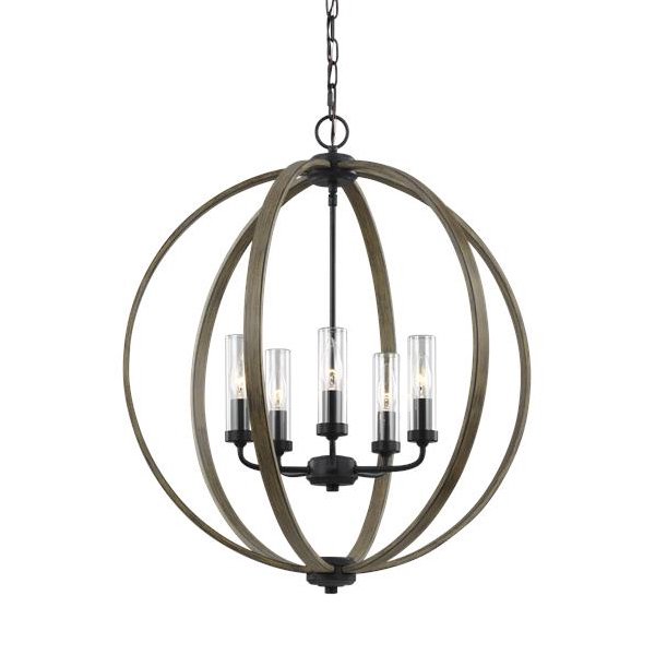 【GENERATION LIGHTING】アメリカ・アウトドアペンダントライト「Allier」5灯（W610×H710mm）