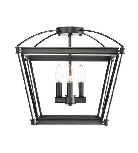 【Alora】アメリカ・Manor デザイン照明 シーリングライト4灯  アーバンブロンズ（W421×H383mm）