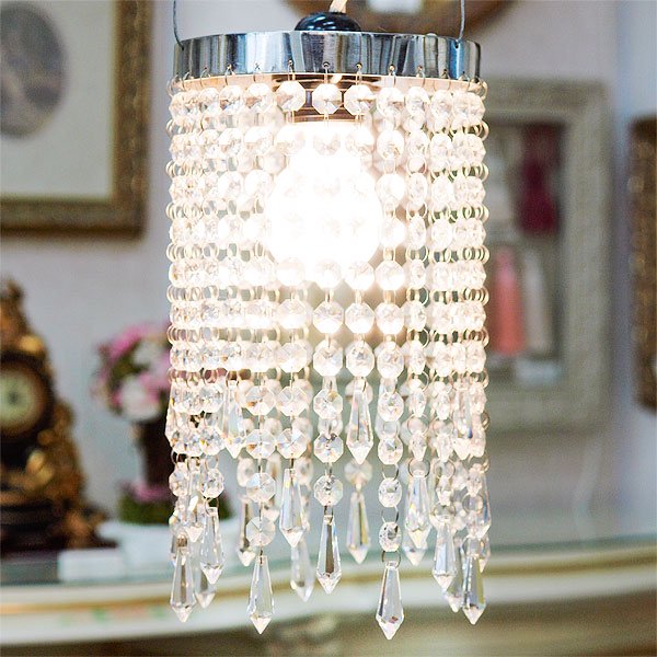 【1台在庫有！スペクトラのみ】【ALABASTER】 クリスタルシャンデリア 1灯 クローム(W150×H300mm)