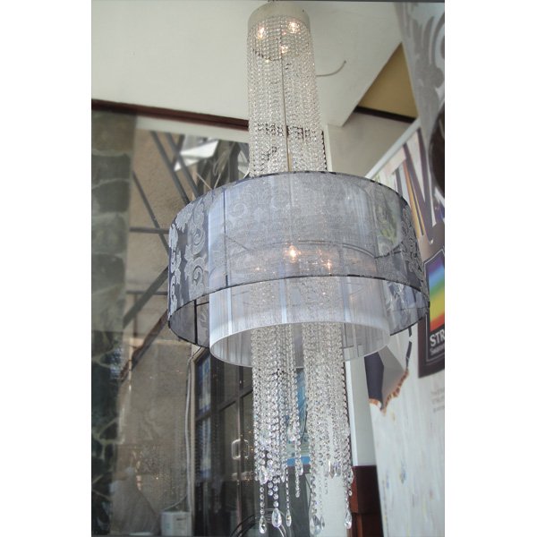 【ALABASTER】シェードシャンデリア 8灯(W800×H1800mm)