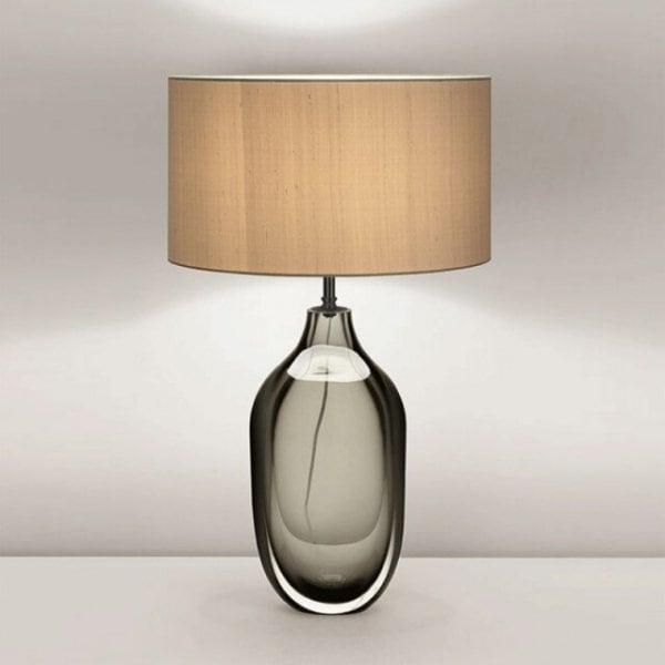 デザイン照明テーブルライト  1灯  グレー／グリーン (Φ380×H650mm )