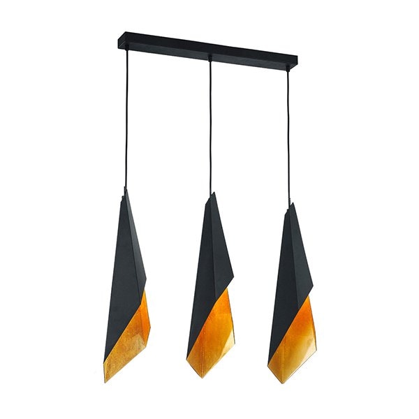 【Alora】アメリカ「VELO」デザイン照明ペンダントライト3灯（W1320×D190×H680mm）