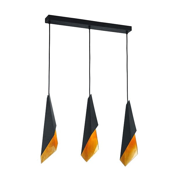 【Alora】アメリカ「VELO」デザイン照明シーリングペンダントライト3灯（W1120×D130×H490mm）