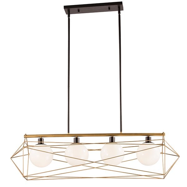 【Alora】アメリカ「NECTO」ペンダントライト4灯（W1070mm）